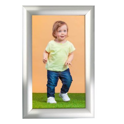 Silver Snap Poster Frame