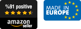 Amazon Seller Icon with a Made in Europe Icon